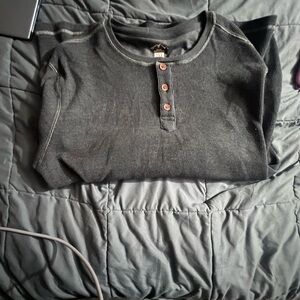 Gray Crewneck Knit Sweater